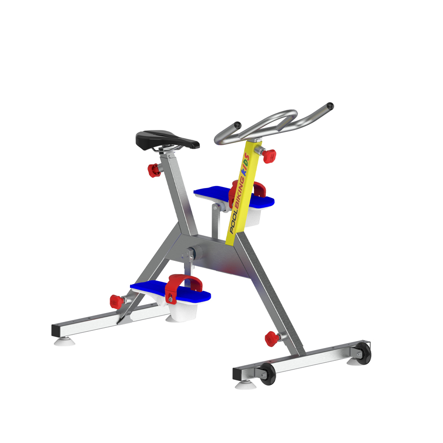 POOLBIKING KIDS - Bicicleta acuática adaptada a usuarios de 120 a 160cm